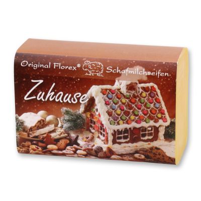 Schafmilchseife eckig 100g "Zuhause", Honig 