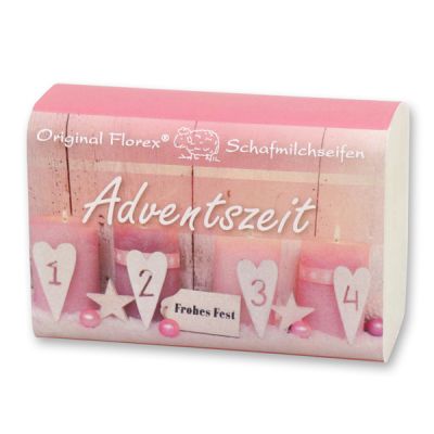 Schafmilchseife eckig 100g "Adventszeit", Classic 