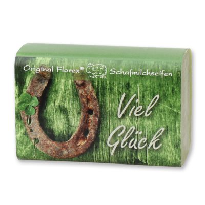 Sheep milk soap 100g "Viel Glück", Olive oil 