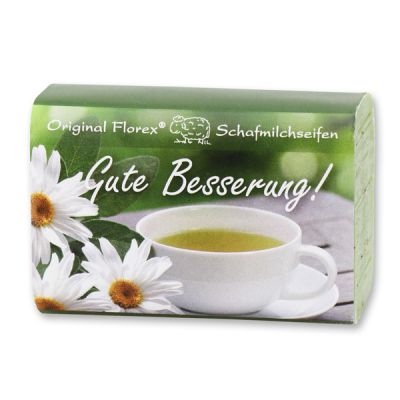 Sheep milk soap 100g "Gute Besserung", Verbena 