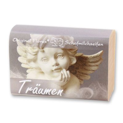 Schafmilchseife eckig 100g "Träumen", Quitte 