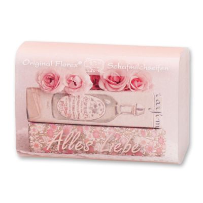 Sheep milk soap 100g "Alles Liebe", Jasmine 