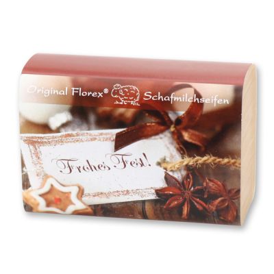 Sheep milk soap 100g "Frohes Fest", Quince 