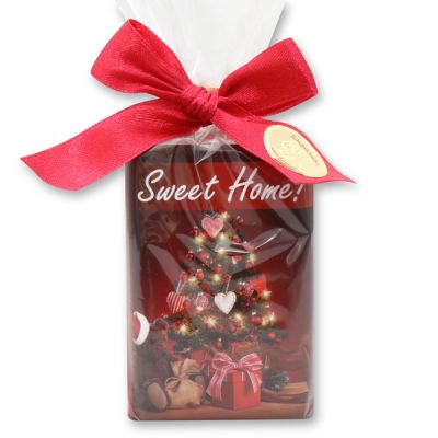 Sheep milk soap 100g in a cellophane bag "Sweet Home", Pomegranate 