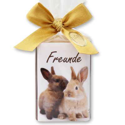 Sheep milk soap 100g in a cellophane bag "Freunde", Quince 