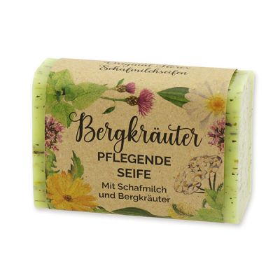 Sheep milk soap 100g "feel-good time", Mountain herbs 