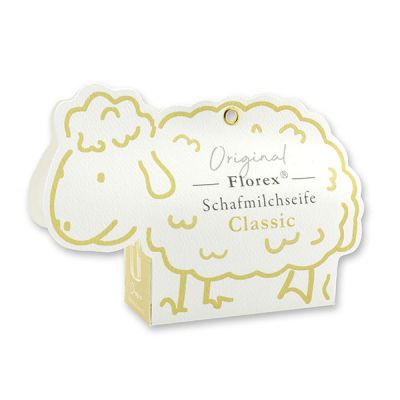Sheep milk soap 100g in a sheep paper box, Classic 