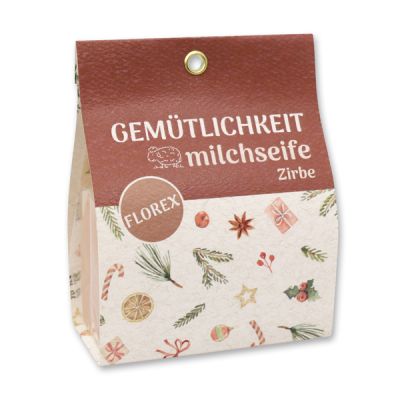Sheep milk soap 100g in a bag "Gemütlichkeit", Swiss pine 