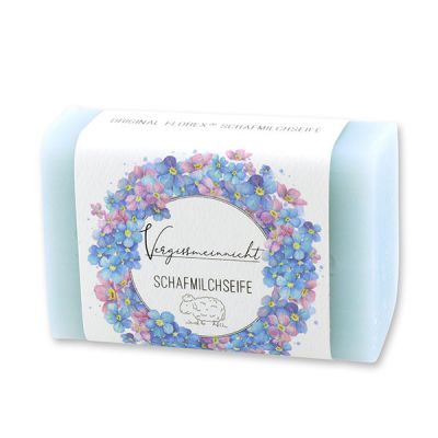 Sheep milk soap 100g "Einzigartige Augenblicke", Forget-me-not 