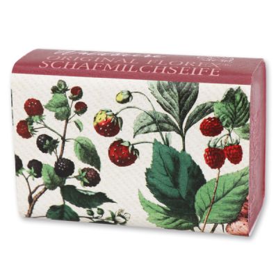 Schafmilchseife eckig 100g, Waldbeere 