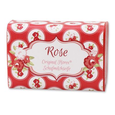 Sheep milk soap 100g "Für Dich", Rose 