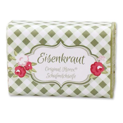 Schafmilchseife eckig 100g "Einfach so", Eisenkraut 