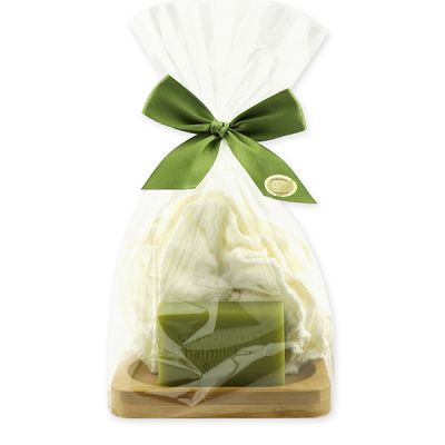 Soap set 3 pieces in a cellophane bag, Olive oil 