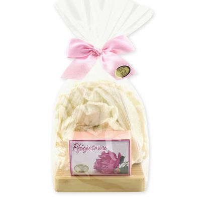 Soap set 3 pieces in a cellophane bag, Peony 