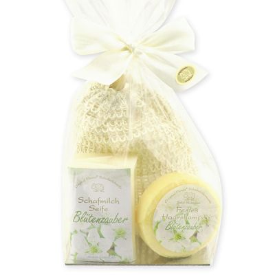 Soap set 3 pieces in a cellophane bag, Spring fever 