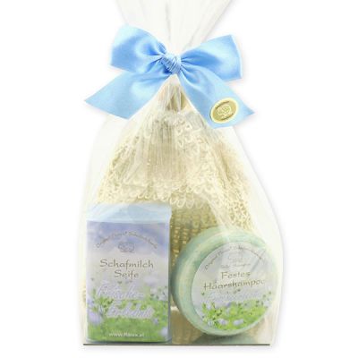 Soap set 3 pieces in a cellophane bag, Discreet fresh 