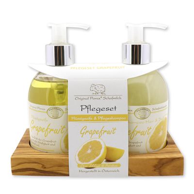 Care set liquid soap 250ml & Shampoo hair and body 250ml, Grapefruit 