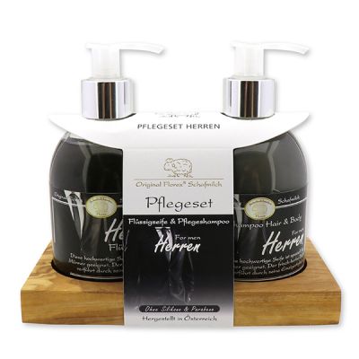 Care set liquid soap 250ml & Shampoo hair and body 250ml, For men 