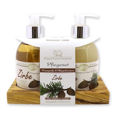 Care set liquid soap 250ml & Shampoo hair and body 250ml, Swiss pine 
