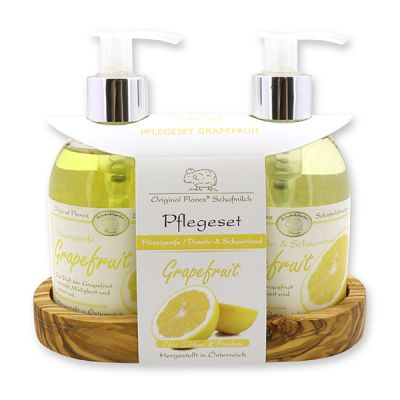 Care set liquid soap 250ml & Shower and bubble bath 250ml, Grapefruit 