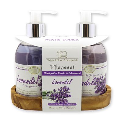 Pflegeset Flüssigseife 250ml & Dusch- und Schaumbad 250ml, Lavendel 