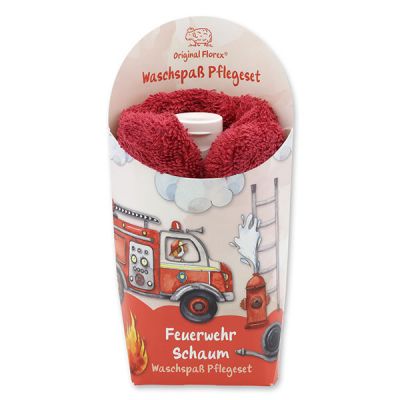 Washing fun care set 2 pieces "Feuerwehr Schaum", Berry dream 