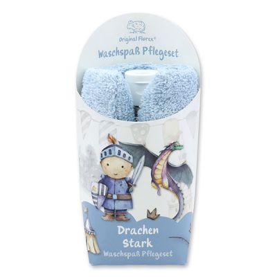 Washing fun care set 2 pieces "Drachen Stark", Cloud breeze 