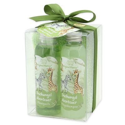 Washing fun care set 4 pieces "Dschungel Abenteuer", Magic land 
