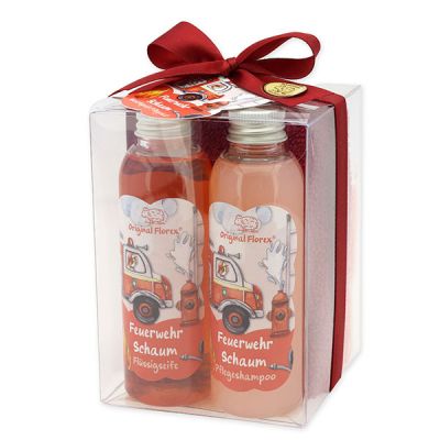 Washing fun care set 3 pieces "Feuerwehr Schaum", Berry dream 