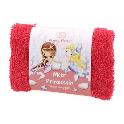Washcloth "Meer Prinzessin", pink 