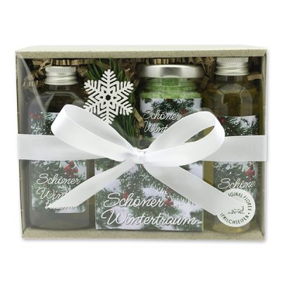 Gift set 4 pieces "Schöner Wintertraum", Verbena 