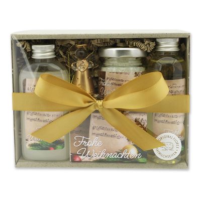 Gift set 4 pieces "Frohe Weihnachten", Classic 