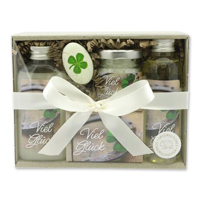 Gift set 4 pieces "Viel Glück", Classic 