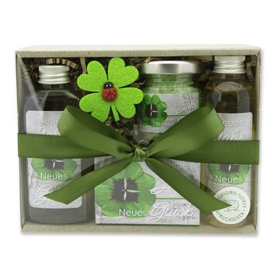 Gift set 4 pieces "Neues Jahr Neues Glück", Verbena 
