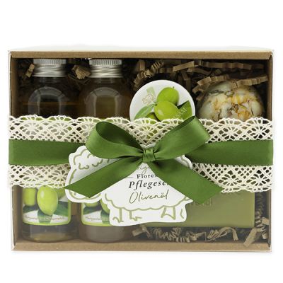 Geschenkset 5-teilig, Olivenöl 