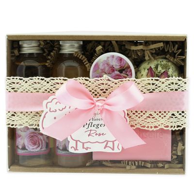Geschenkset 5-teilig, Rose Diana 