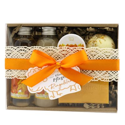 Geschenkset 5-teilig, Ringelblume 