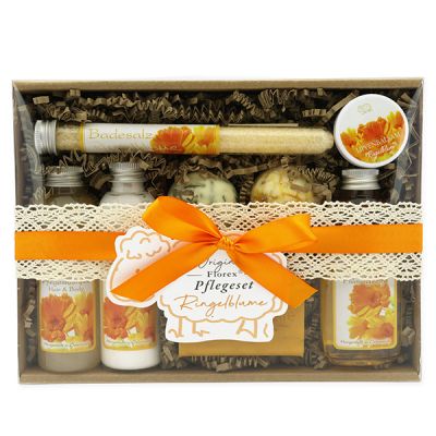 Geschenkset 8-teilig, Ringelblume 