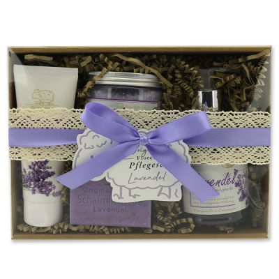 Geschenkset 4-teilig, Lavendel 