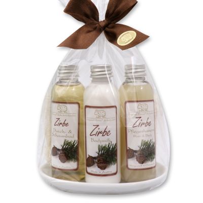 Care set 5 pieces in a cellophane bag, Swiss pine 