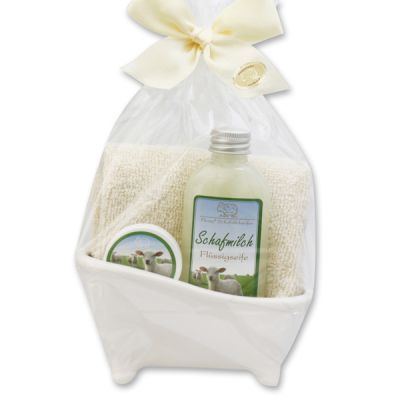 Small bathtub set 4 pieces in a cellophane bag, Classic 