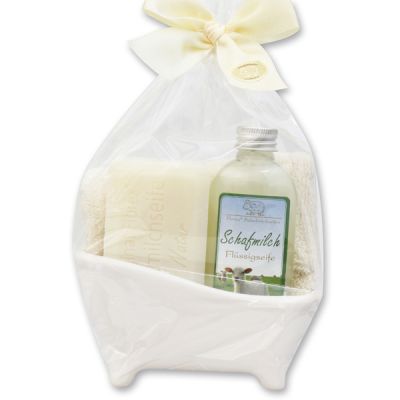 Small bathtub set 4 pieces in a cellophane bag, Classic 