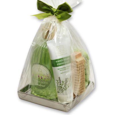 Care set 5 pieces in a cellophane bag, Verbena 