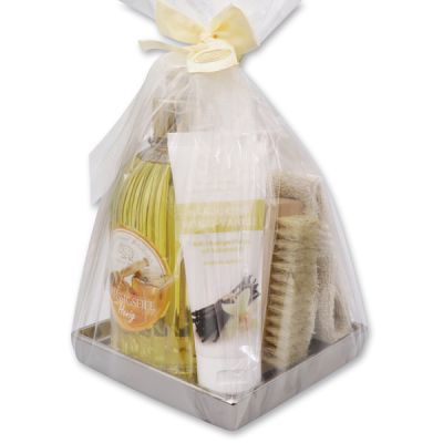 Care set 5 pieces in a cellophane bag, Honey 