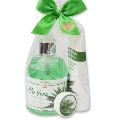 Care set 3 pieces in a cellophane bag, Aloe vera 