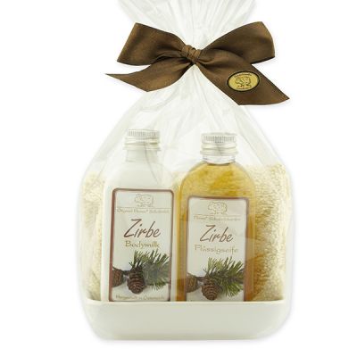 Care set 4 pieces in a cellophane bag, Swiss pine 