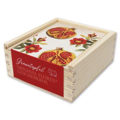 Wooden box set 4 pieces "Nostalgia", Pomegranate 