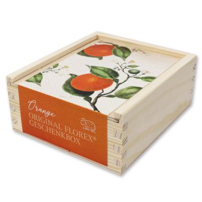 Holzboxset 4-teilig "Nostalgie", Orange 