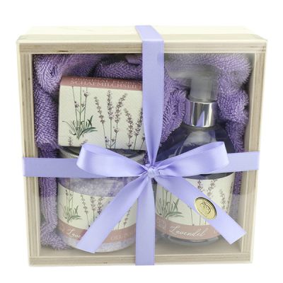 Wooden box set big 5 pieces "Nostalgia", Lavender 