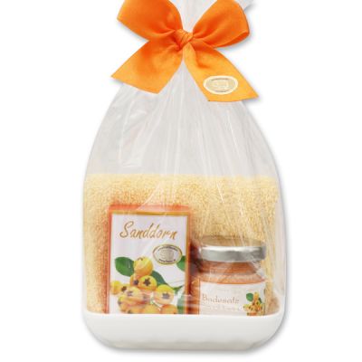 Care set 4 pieces in a cellophane bag, Sea buckthorn 